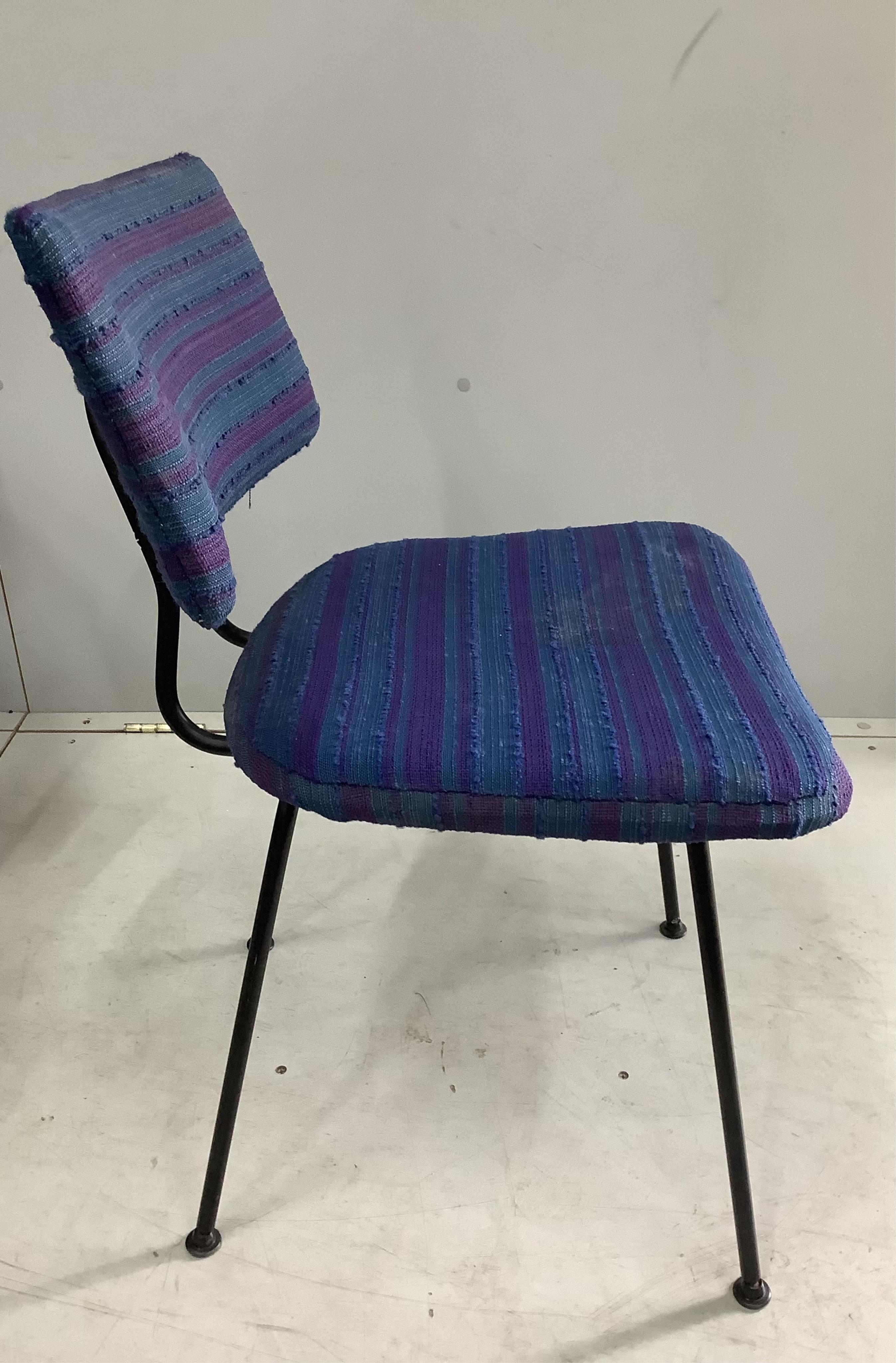 Six Robin Day festival hall chairs, width 45cm, depth 45cm, height 75cm